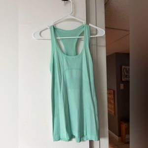 Teal lululemon tank size 6